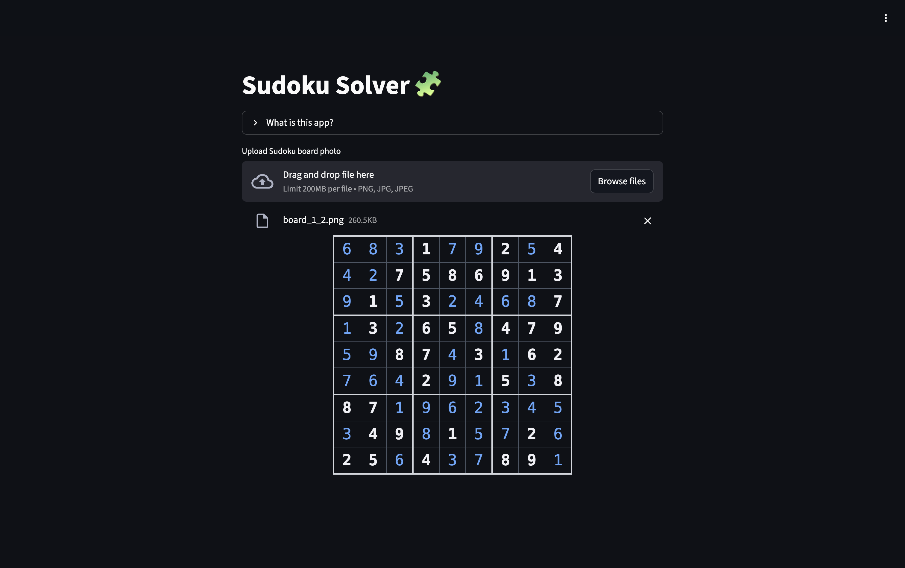 Sudoku Solver